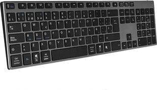 Беспроводная клавиатура Subblim SUB-KB-3ADE301 Bluetooth 3.0 Серый цена и информация | Клавиатура с игровой мышью 3GO COMBODRILEW2 USB ES | kaup24.ee