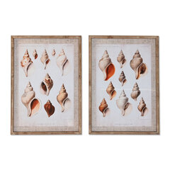 Картина DKD Home Decor 50 x 2.5 x 70 cm 50 x 2,5 x 70 cm (2 штук) цена и информация | Настенные деревянные декорации | kaup24.ee