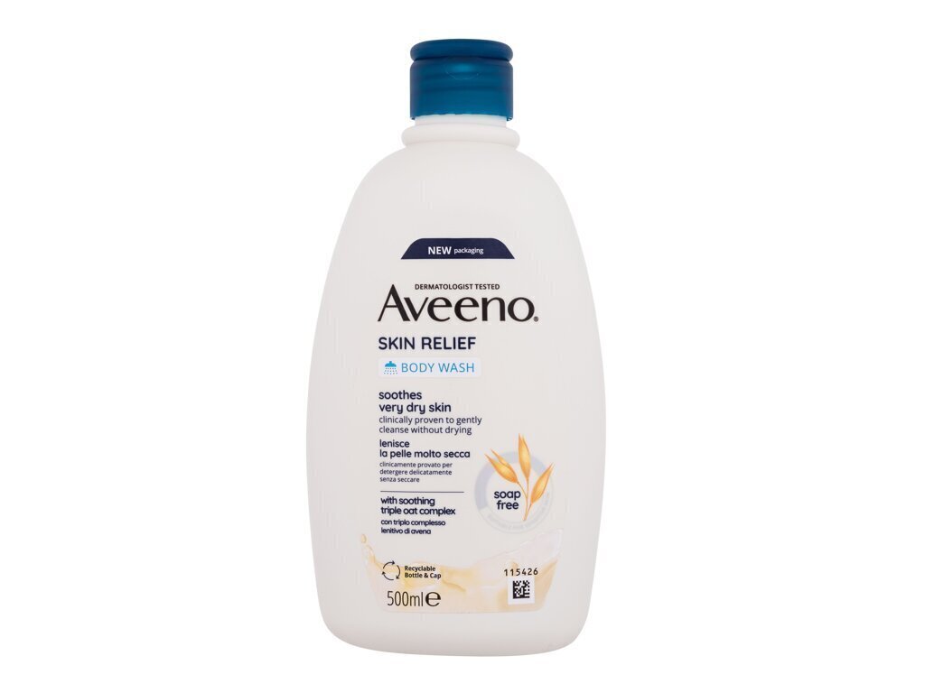 Kehapesuvahend Aveeno, 500 ml hind ja info | Dušigeelid, õlid | kaup24.ee