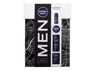 Hoolduskomplekt meestele Nivea: habemeajamisjärgne hooldusvahend, 100 ml + dušigeel, 250 ml + kreem, 75 ml + antiperspirant, 50 ml цена и информация | Косметика и средства для бритья | kaup24.ee