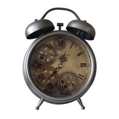 Настольные часы DKD Home Decor Стеклянный Серебристый Железо (19 x 7,5 x 25 cm) цена и информация | Часы | kaup24.ee