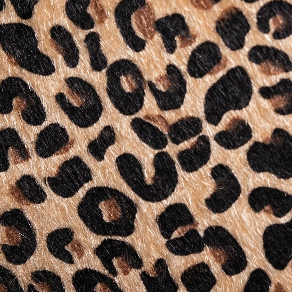 Seinakell 48 x 3,5 x 48 cm Sünteetiline Leopard hind ja info | Kellad | kaup24.ee