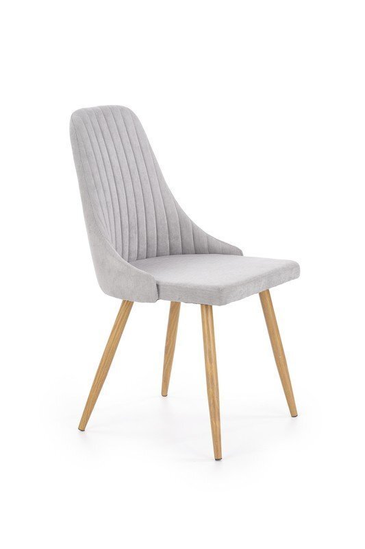 4 tooli komplekt K285, helehall hind ja info | Söögilaua toolid, köögitoolid | kaup24.ee