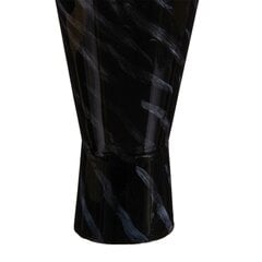 Кувшин Стеклянный Чёрный Позолоченный Металл 15 x 15 x 46 cm цена и информация | Vaasid | kaup24.ee