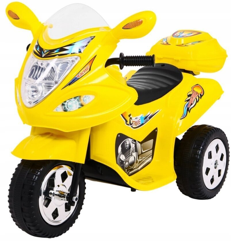 Ühekohaline elektrimootorratas Yamaha lastele, kollane hind ja info | Laste elektriautod | kaup24.ee
