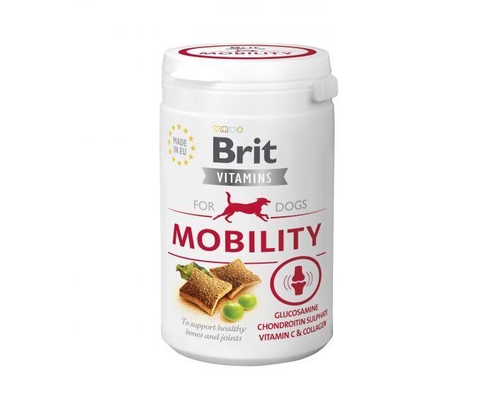 Brit Vitamins Mobility lisatoit koertele koos vitamiinidega, 150 g hind ja info | Toidulisandid ja parasiitide vastased tooted | kaup24.ee