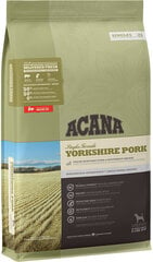 Acana Singles Yorkshire Pork koos sealihaga, 11,4 kg hind ja info | Kuivtoit koertele | kaup24.ee