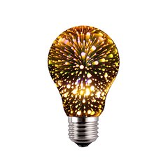 LED pirn A60 3D, E27, 60*107mm, 6W/125Lm цена и информация | Лампочки | kaup24.ee