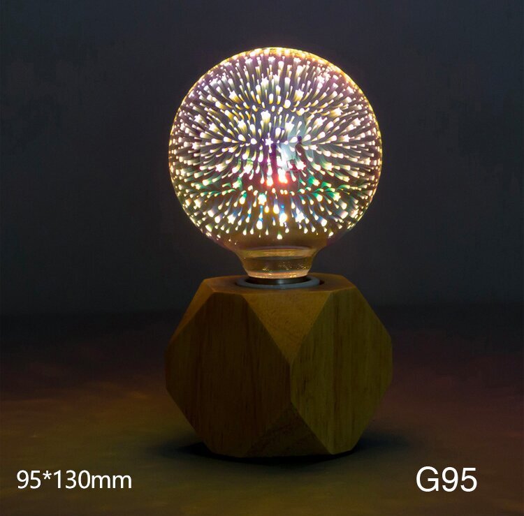 LED-pirn G95 3D, E27, 95*130mm, 6W/125Lm цена и информация | Lambipirnid, lambid | kaup24.ee