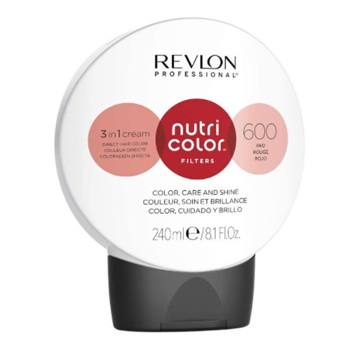 Juuksevärv Revlon Nutri Color Filters 600 Red, 240ml hind ja info | Juuksevärvid | kaup24.ee