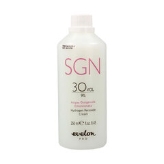 Окислитель Evelon Pro SGN Hydrogen Peroxide 30 vol 9 %, 250 мл цена и информация | Краска для волос | kaup24.ee