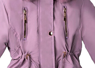 Talvejope tüdrukule, roosa цена и информация | Куртки, пальто для девочек | kaup24.ee