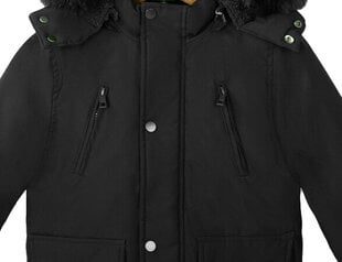 Зимняя куртка для мальчика, черная цена и информация | Куртки для мальчиков | kaup24.ee