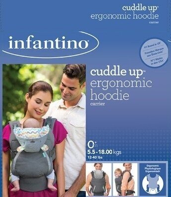 Ergonoomiline kattega kandik Infantino kallistamiseks цена и информация | Kõhukotid | kaup24.ee