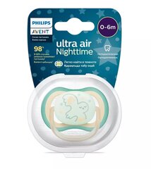 Ночная соска Philips Avent Ultra Air SCF377/01, 0-6 мес. цена и информация | Соски на бутылочку | kaup24.ee