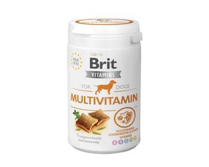 Brit Vitamins Multivitamin дополнительный корм для собак с витаминами, 150 г цена и информация | Пищевые добавки и анти-паразитные товары | kaup24.ee