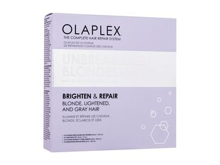 Juuste tugevdamise komplekt Olaplex, 4-osaline, pleegitatud/blondeeritud juustele hind ja info | Maskid, õlid, seerumid | kaup24.ee