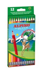 Kriidid Alpino, 12 tk hind ja info | Kunstitarbed, voolimise tarvikud | kaup24.ee