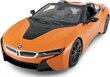 Puldiga auto Rastar BMW i8 1:12, oranž hind ja info | Poiste mänguasjad | kaup24.ee