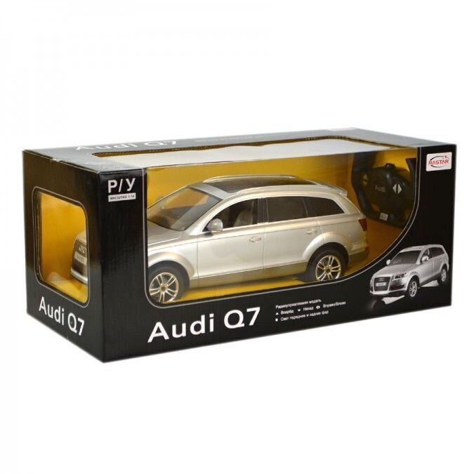 Kaugjuhtimispuldiga auto Rastar Audi Q7 цена и информация | Poiste mänguasjad | kaup24.ee