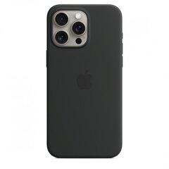 Apple iPhone 15 Pro Max Silicone Case with MagSafe - Black MT1M3ZM/A цена и информация | Чехлы для телефонов | kaup24.ee