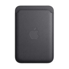 Apple FineWoven Wallet MagSafe MT2N3ZM/A Black kaina ir informacija | Mobiiltelefonide lisatarvikud | kaup24.ee