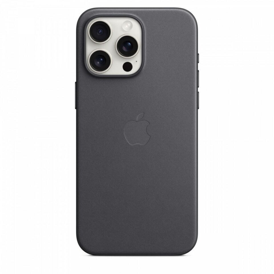Apple FineWoven Case MagSafe MT4V3ZM/A Black hind ja info | Telefoni kaaned, ümbrised | kaup24.ee