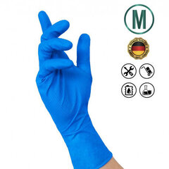 Nitras nitriilkindad Tough Grip sinine, suurus M 500 tk. цена и информация | Рабочие перчатки | kaup24.ee
