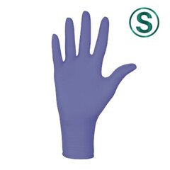 Nitriilkindad Mercator Simple Nitrile, tumesinine, suurus S (1000 tk.) цена и информация | Рабочие перчатки | kaup24.ee