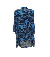 Pikk särk naistele Crystal, sinine hind ja info | Naiste pluusid, särgid | kaup24.ee