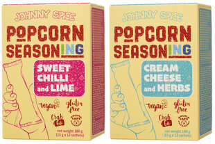 Popkorni maitseaine Johnny Spice, 2x180g цена и информация | Специи, наборы специй | kaup24.ee