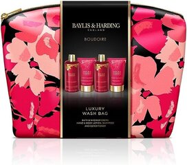 Kinkekomplekt naistele Baylis & Harding Boudiore Cherry Blossom Luxury Wash, 4-osaline hind ja info | Dušigeelid, õlid | kaup24.ee