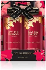 Kinkekomplekt naistele Baylis & Harding Boudiore Cherry Blossom Luxury Hand Care: kätepesuvahend 300 ml + käte- ja ihupiim 300 ml hind ja info | Kehakreemid, kehaspreid | kaup24.ee