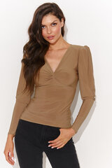 Блуза женская Numinou, светло-коричневый цена и информация | Женские блузки, рубашки | kaup24.ee