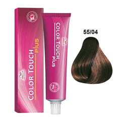 Juuksevärv Wella Color Touch Plus 60 ml, 55/04 hind ja info | Juuksevärvid | kaup24.ee