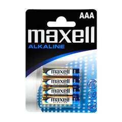 Щелочные батарейки Maxell MN1500 (Pack-4) AA 1,5 V (AA) цена и информация | Батерейки | kaup24.ee