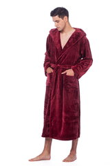 Халат мужской, красный цена и информация | Мужские халаты, пижамы | kaup24.ee