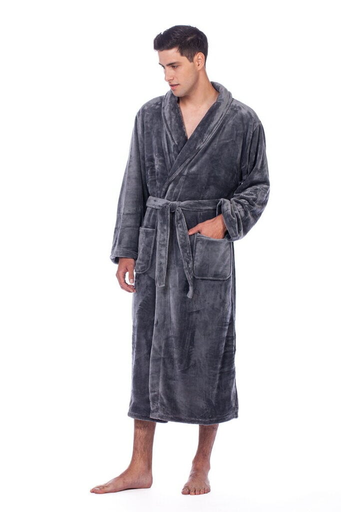 Meeste hommikumantel, hall hind ja info | Meeste hommikumantlid, pidžaamad | kaup24.ee