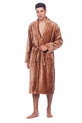 Халат мужской Elite Bamboo, коричневый цена и информация | Мужские халаты, пижамы | kaup24.ee