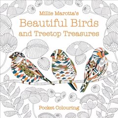 Millie Marotta's Beautiful Birds and Treetop Treasures Pocket Colouring hind ja info | Väikelaste raamatud | kaup24.ee