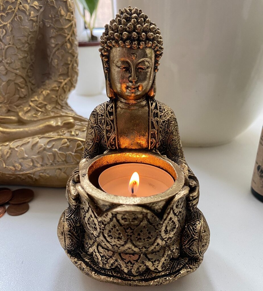 Küünlajalg - mini Buddha hind ja info | Küünlad, küünlajalad | kaup24.ee