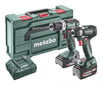 18V komplekt BS 18 L BL + SSW 18 LT 300 BL, 1x2,0Ah+1x5,2Ah, Metabo 685202000&MET цена и информация | Akutrellid, kruvikeerajad | kaup24.ee