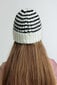 Müts naistele SnowFlake 2023, valge/must hind ja info | Naiste mütsid ja peapaelad | kaup24.ee