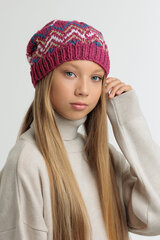 Женская шапка Snowflake, розовая цена и информация | Женские шапки | kaup24.ee