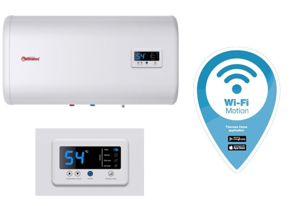 Boiler Thermex IF 50 H Comfort Wi-Fi 41 l, valge hind ja info | Boilerid | kaup24.ee