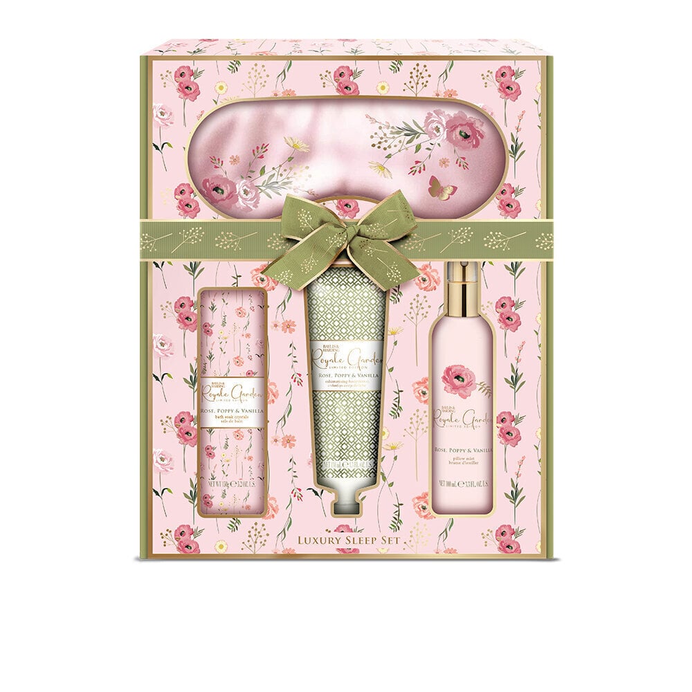 Kinkekomplekt naistele Baylis & Harding Royale Garden Rose, Poppy & Vanilla Luxury Beauty Sleep hind ja info | Kehakreemid, kehaspreid | kaup24.ee