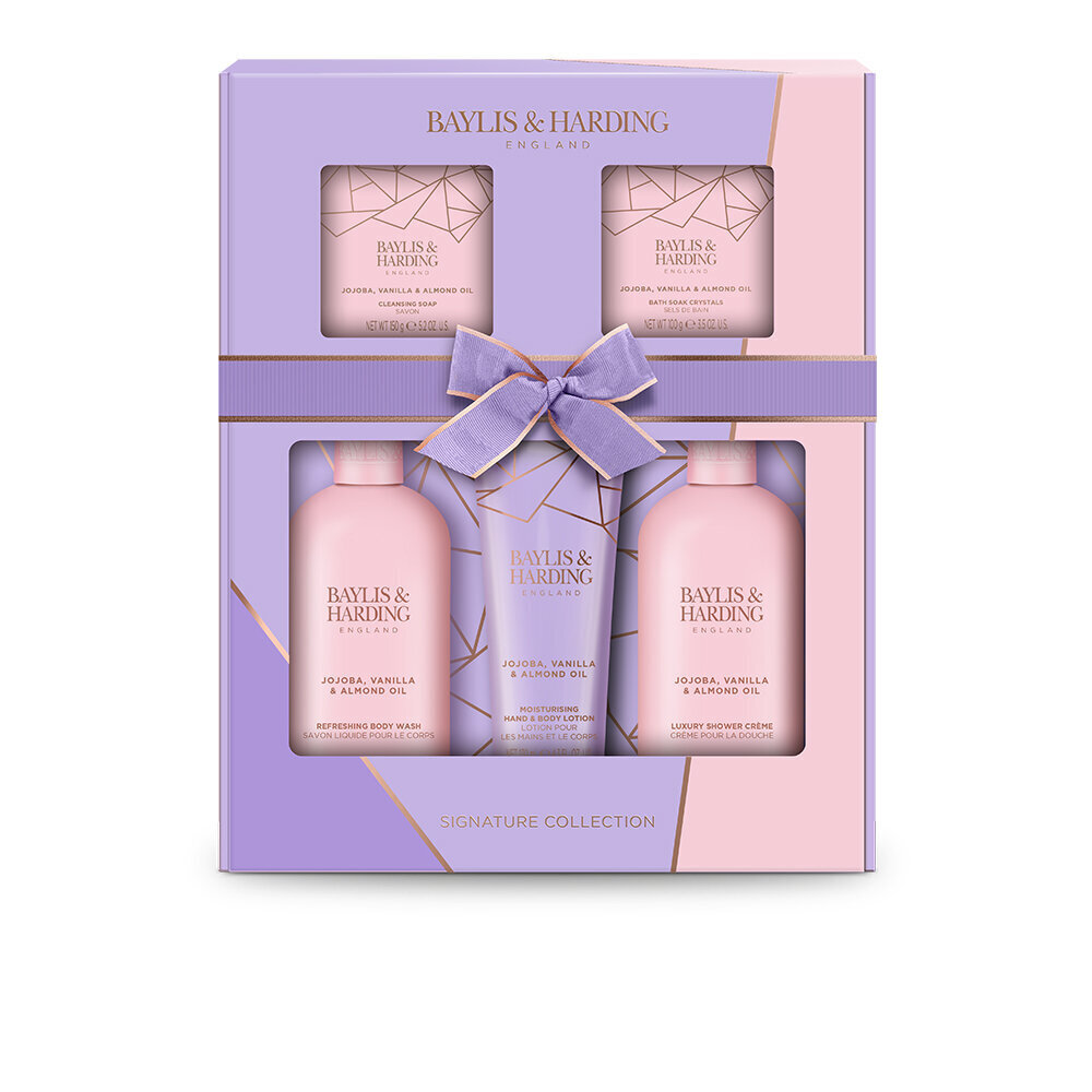 Kinkekomplekt naistele Baylis & Harding Jojoba, Vanilla & Almond Oil Perfect Pamper hind ja info | Dušigeelid, õlid | kaup24.ee