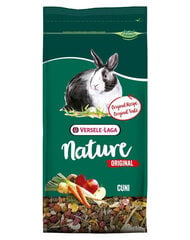 Корм для миниатюрных кроликов Versele-Laga Cuni Nature Original, 9 кг цена и информация | Корм для грызунов | kaup24.ee