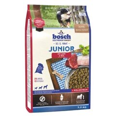 Bosch 15030 Junior для молодых щенков с бараниной и рисом, 3 кг цена и информация | Сухой корм для собак | kaup24.ee