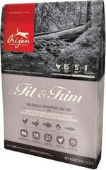 Orijen Fit&Trim täiskasvanud koertele kana, kalkuni ja kalaga, 11,4 kg цена и информация | Сухой корм для собак | kaup24.ee